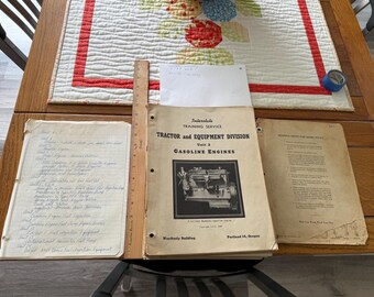 Training Manuals for Diesel and gasoline tractors and heavy equipment from 1940s. From the Interstate Training service back in 1945.