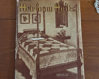 Booklet, Heirloom Quilts ,booklet 160, Coats and Clarks 1941 (je)
