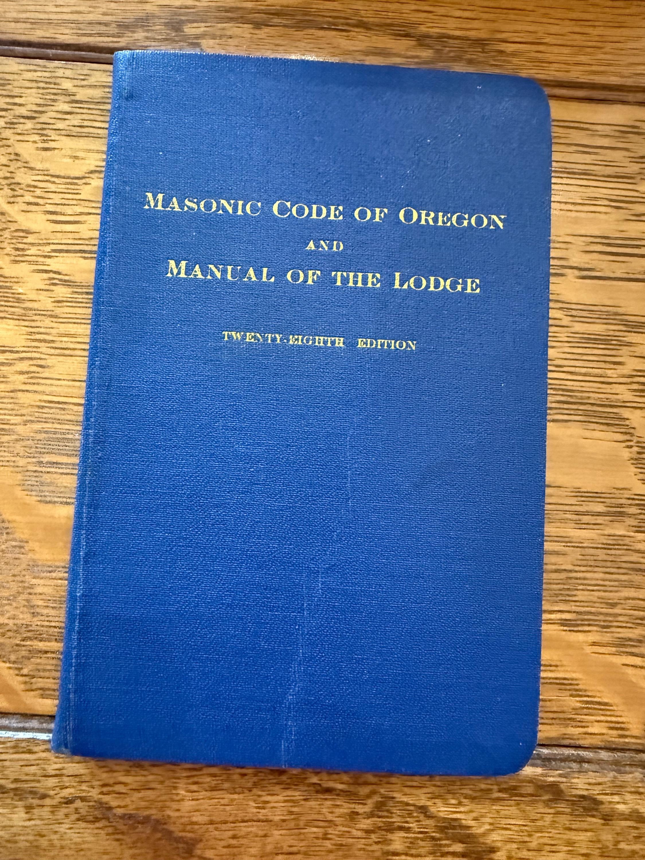 Masonic Code Book - Etsy