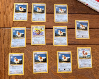 Pokemon Pidgey, Pidgeotto and Pidgeot,  Lot  of 11, 1999 and 1999-2000, (Y)
