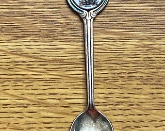 Spoon, Silverplate Hummel Souvenir Spoon, 1989 signed on back of spoon