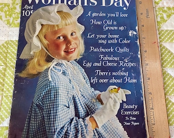 Women’s Day Magazine , April 1961,as is condition, with great Advertisements