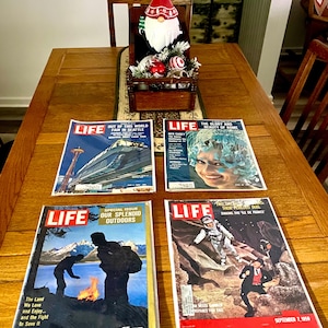 Magazines, Lot of 4 Vintage Life Magazines 1960’s  (lot N)