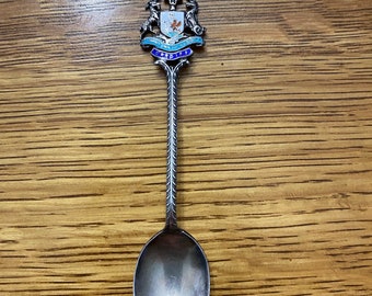 Spoon, Souvenir Spoon with crest. markings are on spoon backside