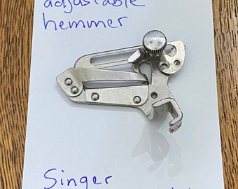 Singer accessory for featherweight adjustable hemmer , part 35931