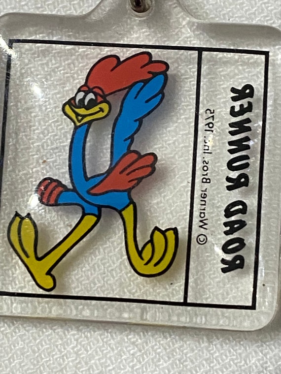Vintage 1975 Road runner keychain Gem