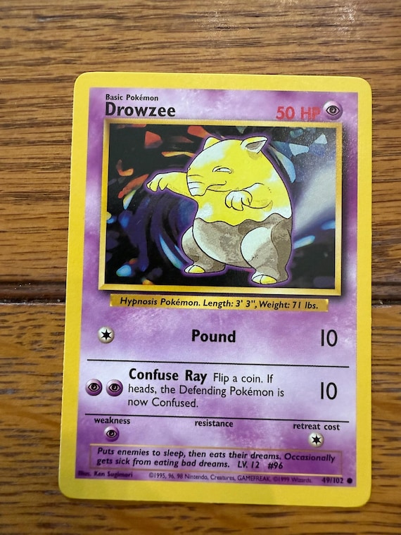 sabrina's drowzee pokemon card value 1st Edition Pokmon Hit Points50 HP Form Sabrina's Drowzee #96 Prices |