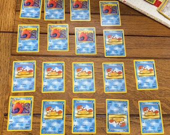 Pokemon Trading Cards, 1999 and 1999-2000, Kingler and Krabby Lot 18, (W)1