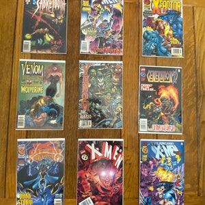Vintage Comic Lot of 9, Group A14, 1990’s