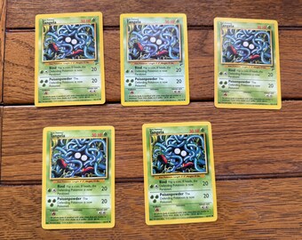 Pokemon Tangela lot of 5,  1999 and 1999-2000. (F)1