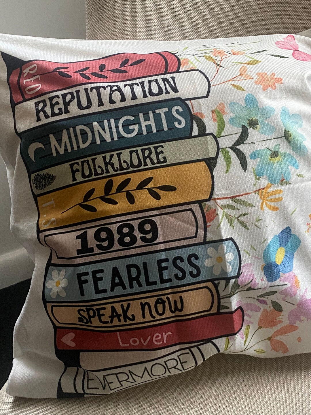 Taylor Swift Pillow Case Swiftie Pillow Taylor Swift Gift Etsy