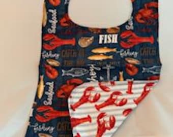 Adult Reversible Bib (aprox. 22" x  12")