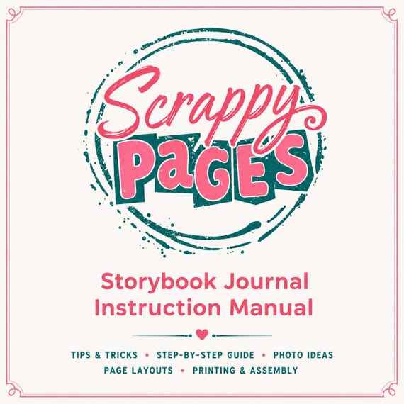 Storybook Journal Tutorial Guide | Little Golden Book Junk Journal Manual (PDF Download)