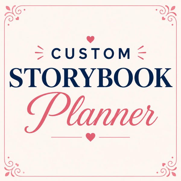 Custom Planner from Little Golden Book