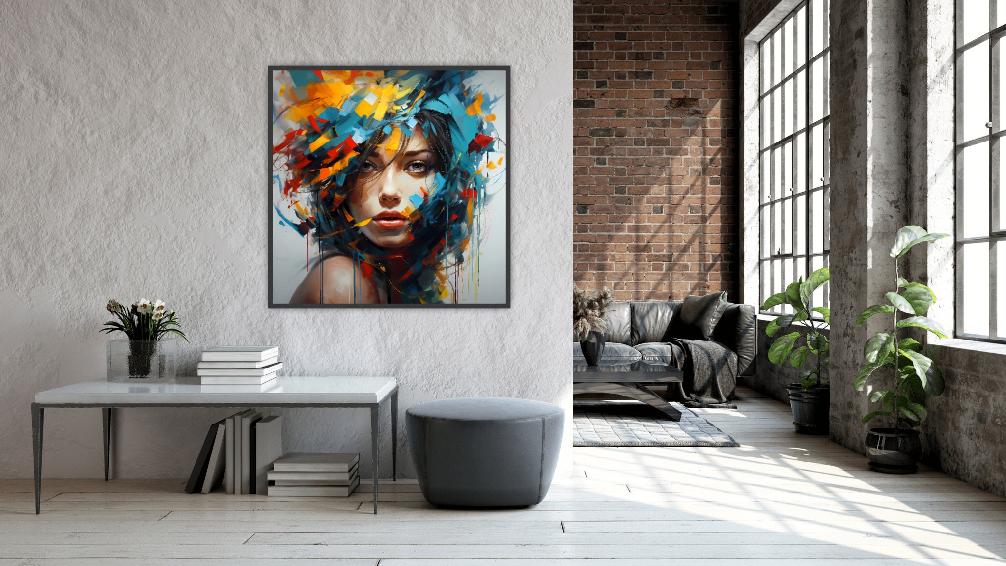 Large Abstract Art Printable Wall Art Painting Downloadable Art
