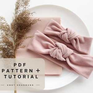 Hoofdbandpatroon pdf, naaipatronen voor beginners, doe-het-zelfcadeaus babymeisje, naaipatroon voor vrouwen, doe-het-zelf-hoofdband digitale download