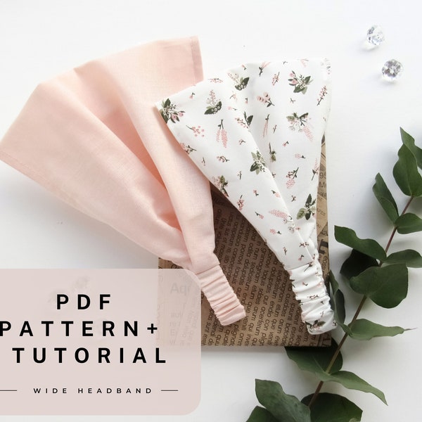 Hair kerchief pattern PDF,  Baby sewing pattern , Do it yourself headscarf , Sewing patterns for women Head bandana pattern Digital download