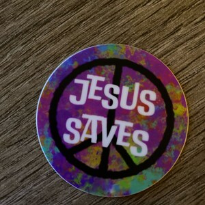 Jesus Saves Sticker