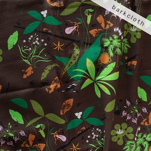 Spring Wildflowers Barkcloth, Charley Harper for Birch Organic
