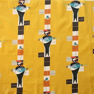 Birch Birds, Charley Harper Michigan Audubon