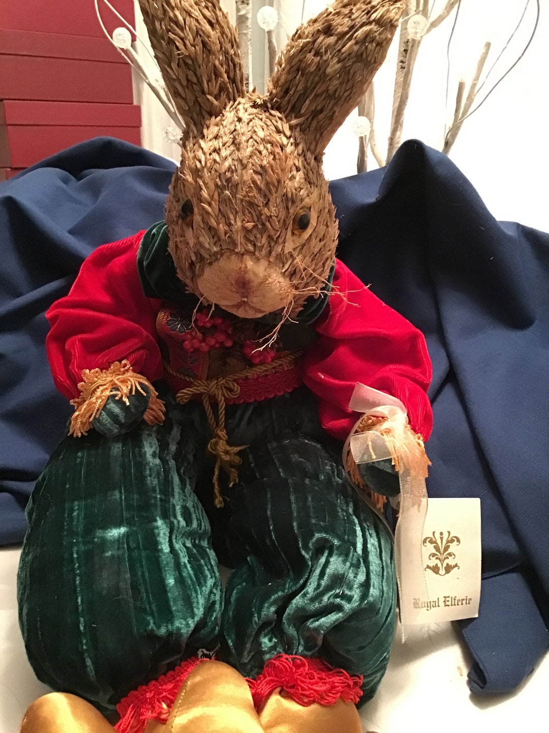 Rare Limited Edition Royal Elferie Christmas Rabbit “yuletide Jules” by ...