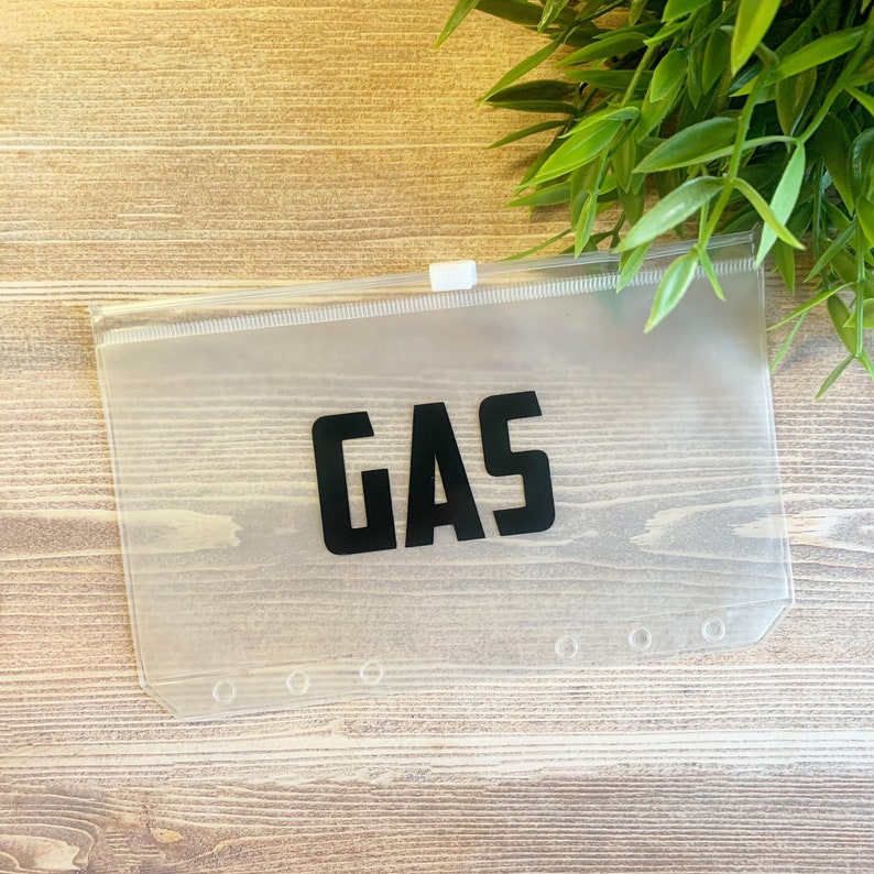 Gas Cash Stuffing Wallet Envelope Plastic Wallet for Etsy