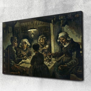 Vincent van Gogh The Potato Eaters,Art Reproduction,Vincent Van Gogh Canvas,Modern Wall Decor,Famous Canvas Print,Van Gogh Gifts,Wallhanging
