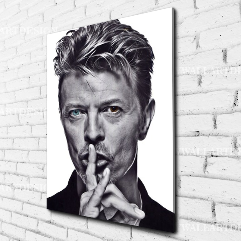 Toile murale David Bowie par GB Eye