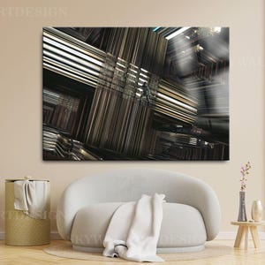 Interstellar Tempered Glass Wall Art: Sci-Fi Movie Decor