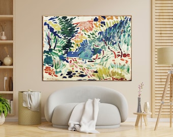 Henri Matisse Canvas Print: Fauvism Landscape Art
