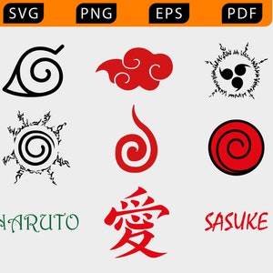 Akatsuki Motif motifs pour Autocollants pour appareils mobiles