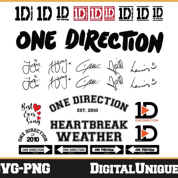 One Direction Stickers - Etsy