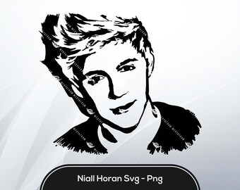 SVG de Niall Horan, clipart de One Direction, fan art (descarga digital)