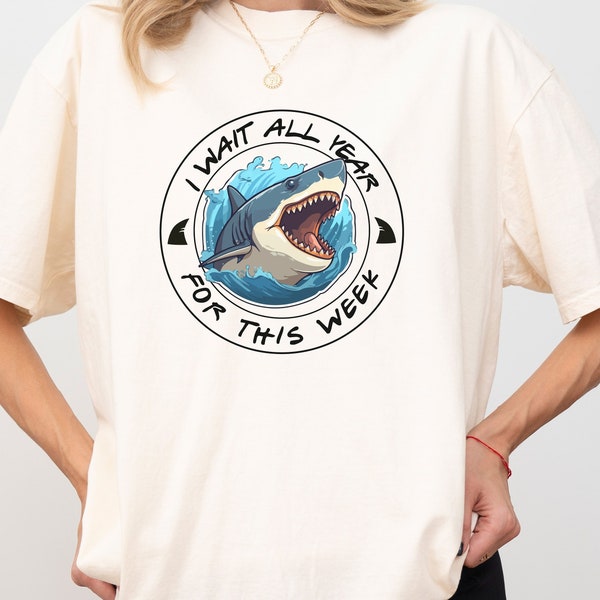 Shark Theme shirt, Fish funny mens tshirt, Marine Life Pun silly crewneck tee, Men Women humor top, Animal ocean week clothing t-shirt gift