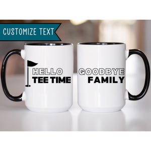 Golf Mug Tee Time Funny Golf Gift Golfer Mug Golf Lover Gift Golfing Cup for her for him Fathers day birthday Christmas Dad Grandpa Coffee