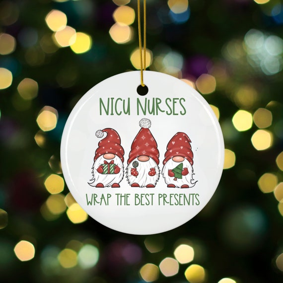 NICU Ornament NICU Nurse ornament Christmas gift for nurses gift for her Neonatal Nurse Christmas Gifts RN registered nurse graduation gift