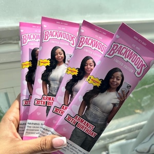 Adult Party Favors: Backwoods Editable Template | Instant Download
