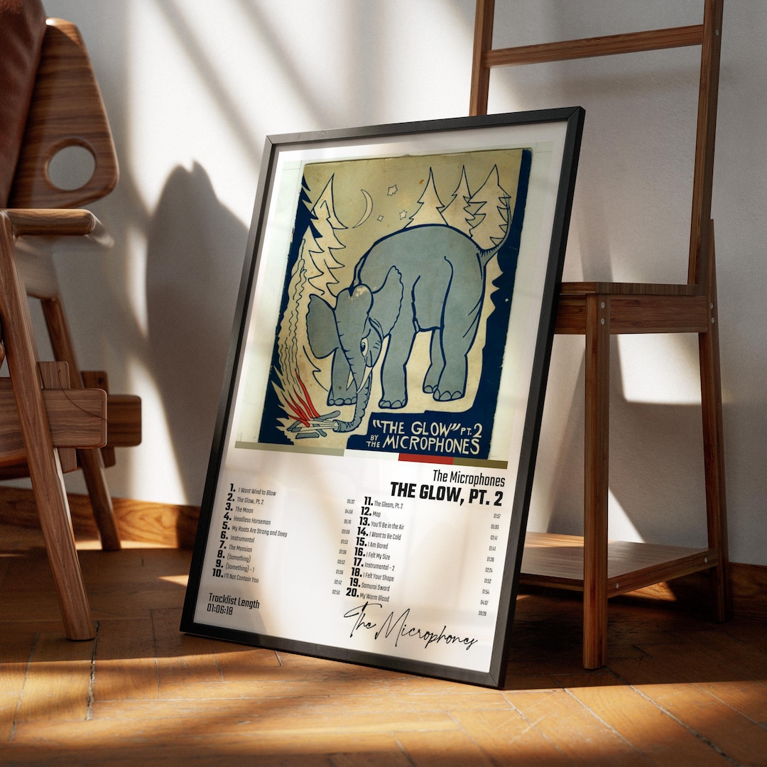 The Microphones the Glow Pt. 2 Album Art Poster Custom Etsy