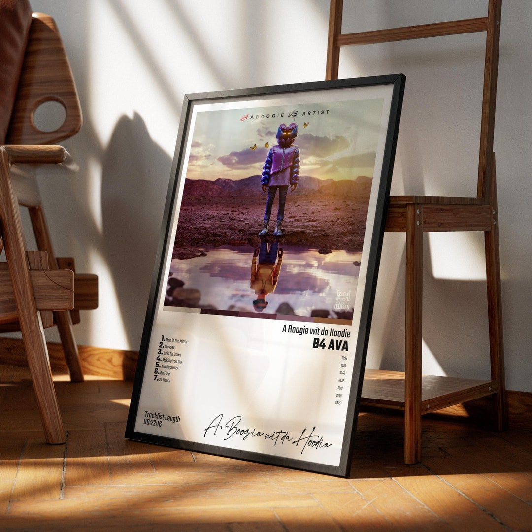 A Boogie Wit Da Hoodie B4 Ava Album Art Poster Custom Etsy