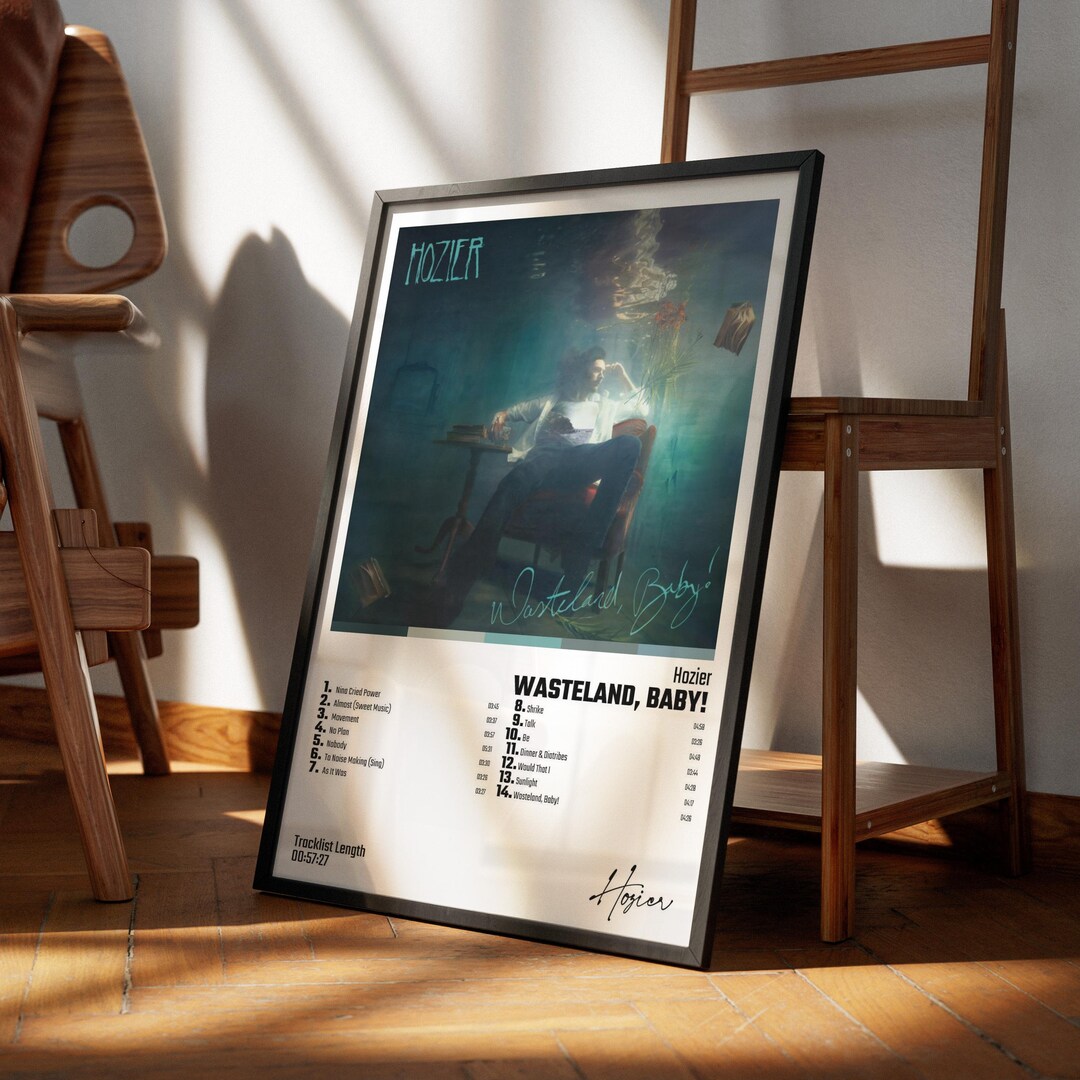 Hozier Wasteland Baby Album Cover Poster Music Poster Etsy