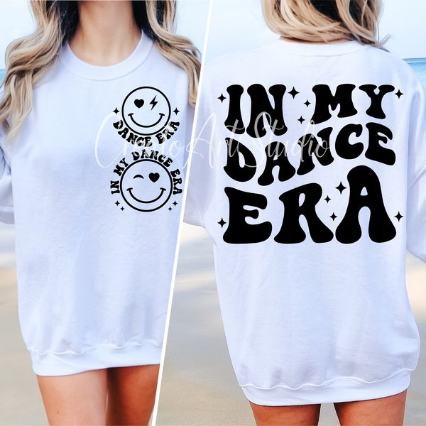 Dans mon ère de danse, Dans mon ère de danseur Svg, Danse Png, Danse Svg, Chemise de danse Svg, Chemise de danse pour les filles, Fichiers Svg de danse, Fichier coupé, Sublimation