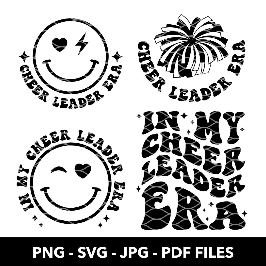 In My Cheerleader Era SVG PNG Cheerleader Cheerleader Era Etsy