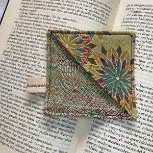 Funda libro acolchada con estampado multicolor geométrico, funda libro de  tela de tapiz alegre y colorida, regalo de calidad para el lector. -   México