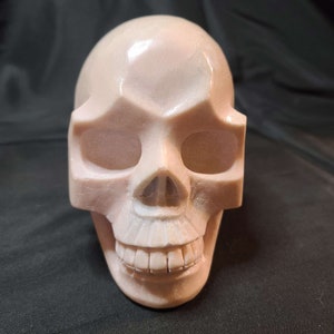 Pink Opal Skull, Large