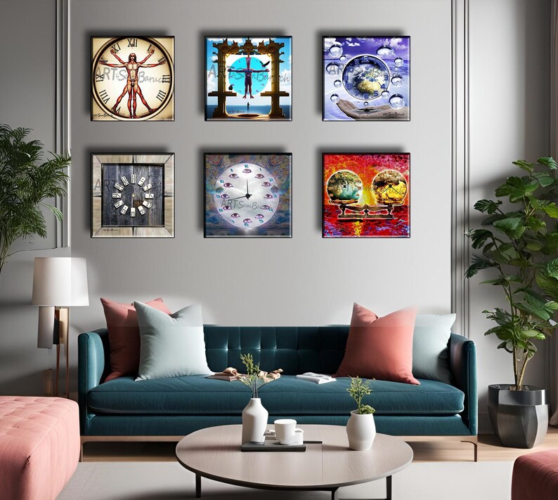 DOCK CLOCK Artistic Wall Clock, Diy Clocks, Housewarming Gifts, Housewarming Office Gift, Wall