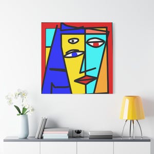Canvas Print, Modern Art Moan Lisa Parodie, Mona Lisa Digital Art Print, Unique Custom Home Decor, MonaLisa Parody, Modern Art Home Decor, -