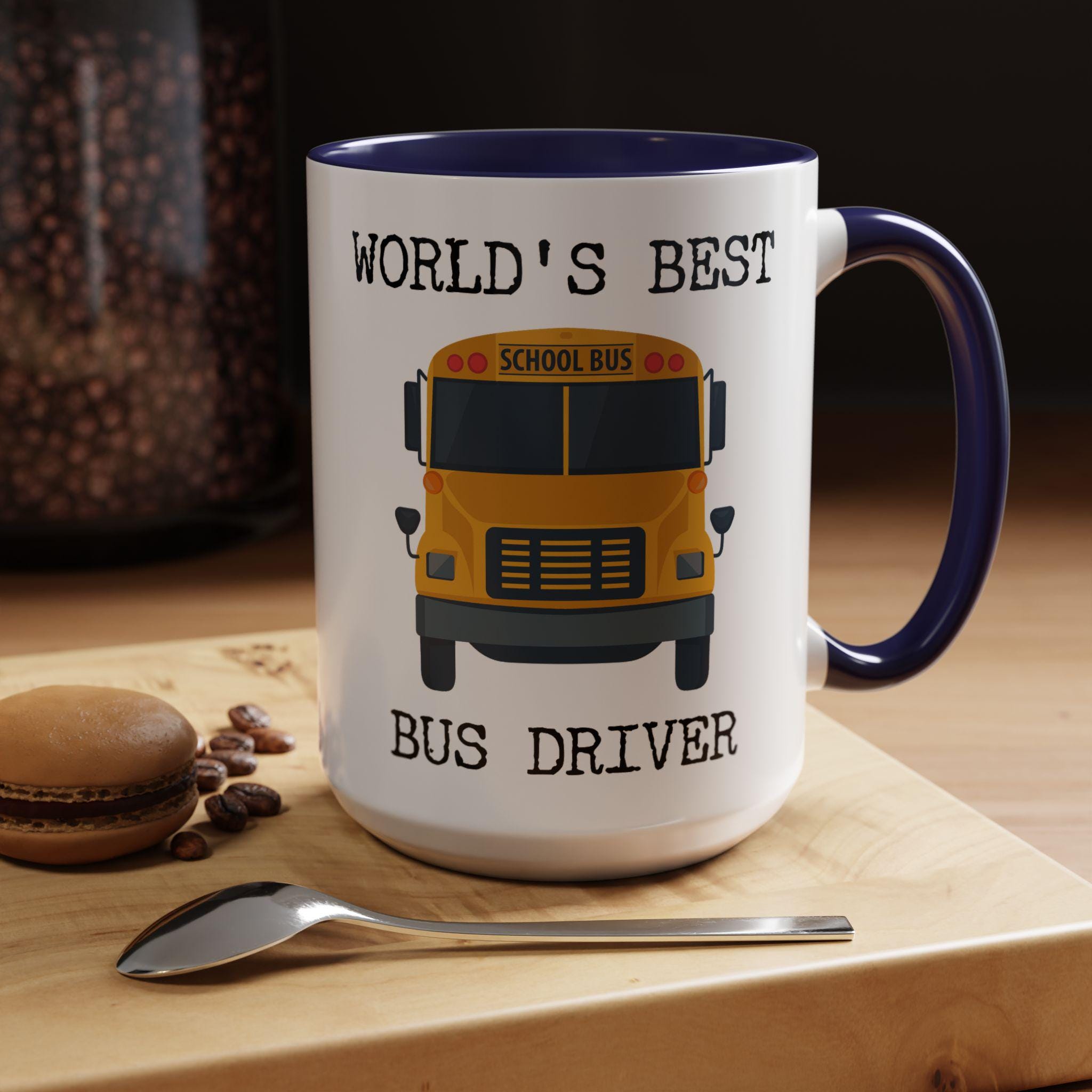 School Bus Driver Coffee Mug: Vibrant Ceramic Mug, Appreciation Gift - Etsy