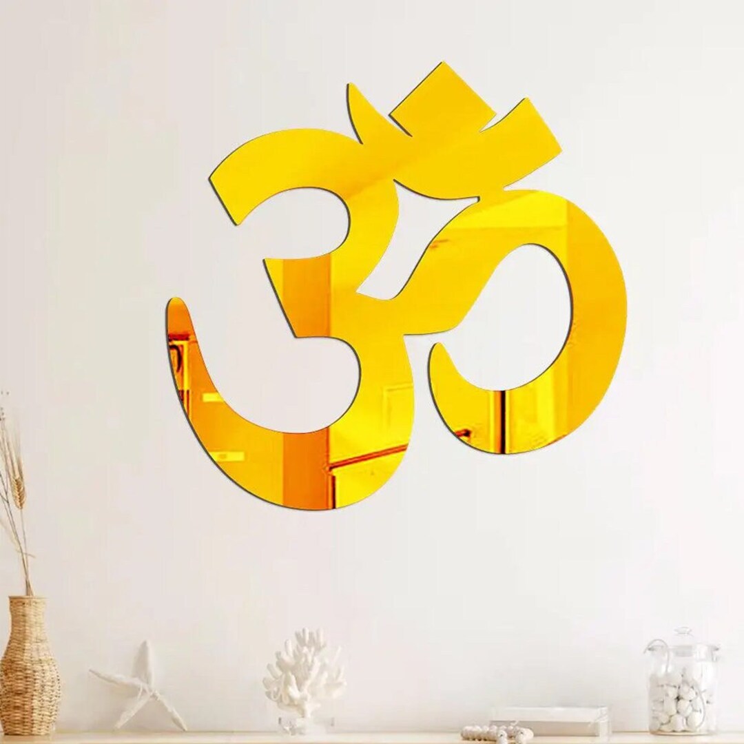 Om Symbol Wall Decor, Buddha Wall Sign, Meditate Symbols Wall Hangings
