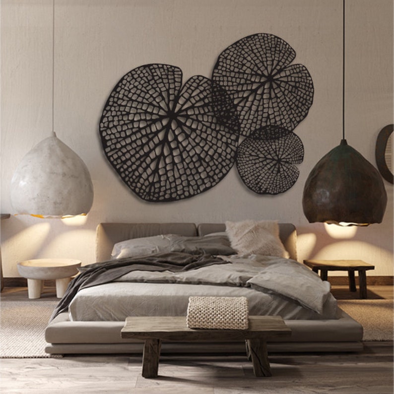 Tropical Palm Leaf Wall Decor Leaves Wall Decor Palm Tree Etsy