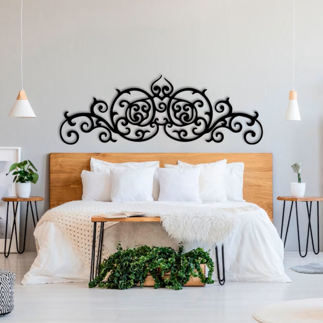 Vintage Wall Decor| Vintage Bedroom Wall Hanging| Wooden Headboard ...
